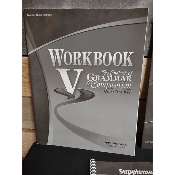 A Beka Workbook V for Handbook of Grammar & Composition Quiz/Test Key, Teacher - Picture 2 of 4